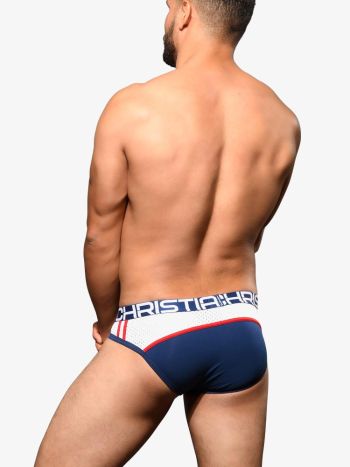 Andrew Christian 92716 Show It Sports Mesh Brief Navy 3
