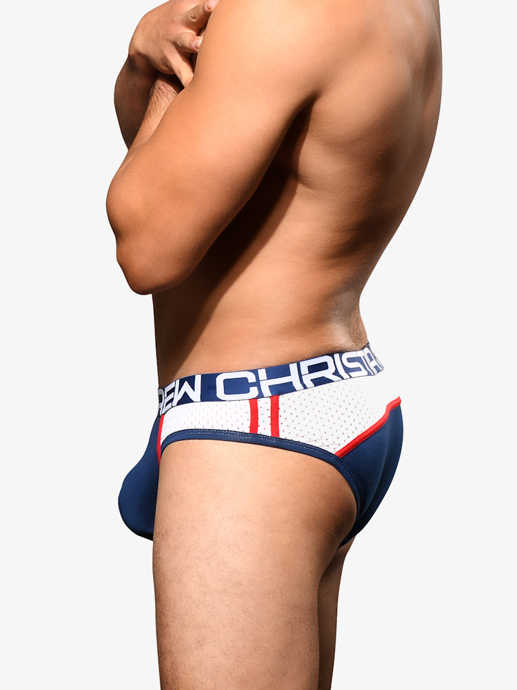 Andrew Christian 92716 Show It Sports Mesh Brief Navy 4
