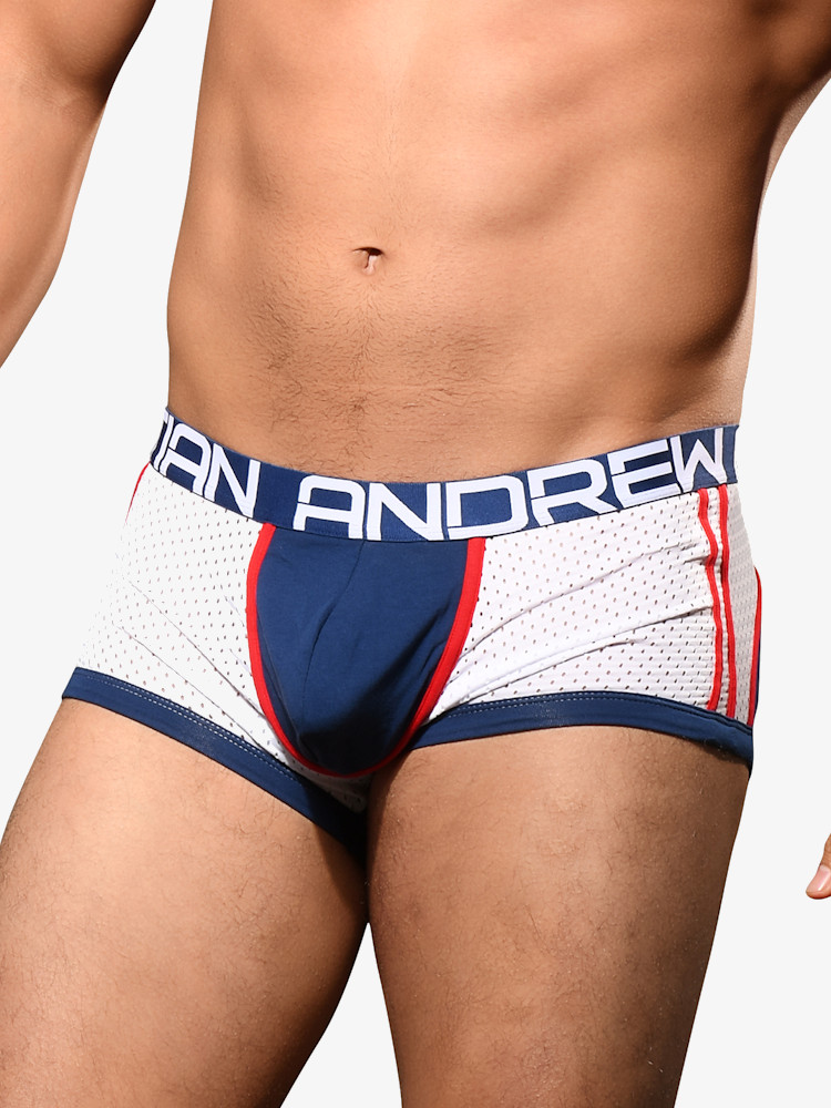 Andrew Christian 92717 Show It Sports Mesh Boxer Navy 2