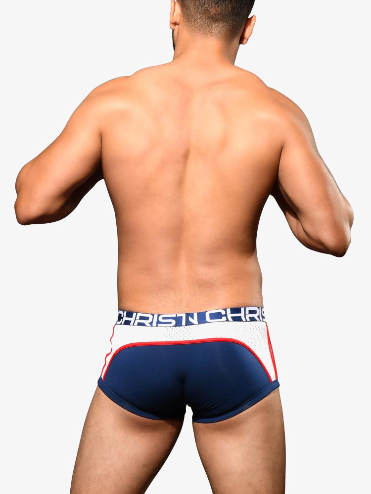 Andrew Christian 92717 Show It Sports Mesh Boxer Navy 3
