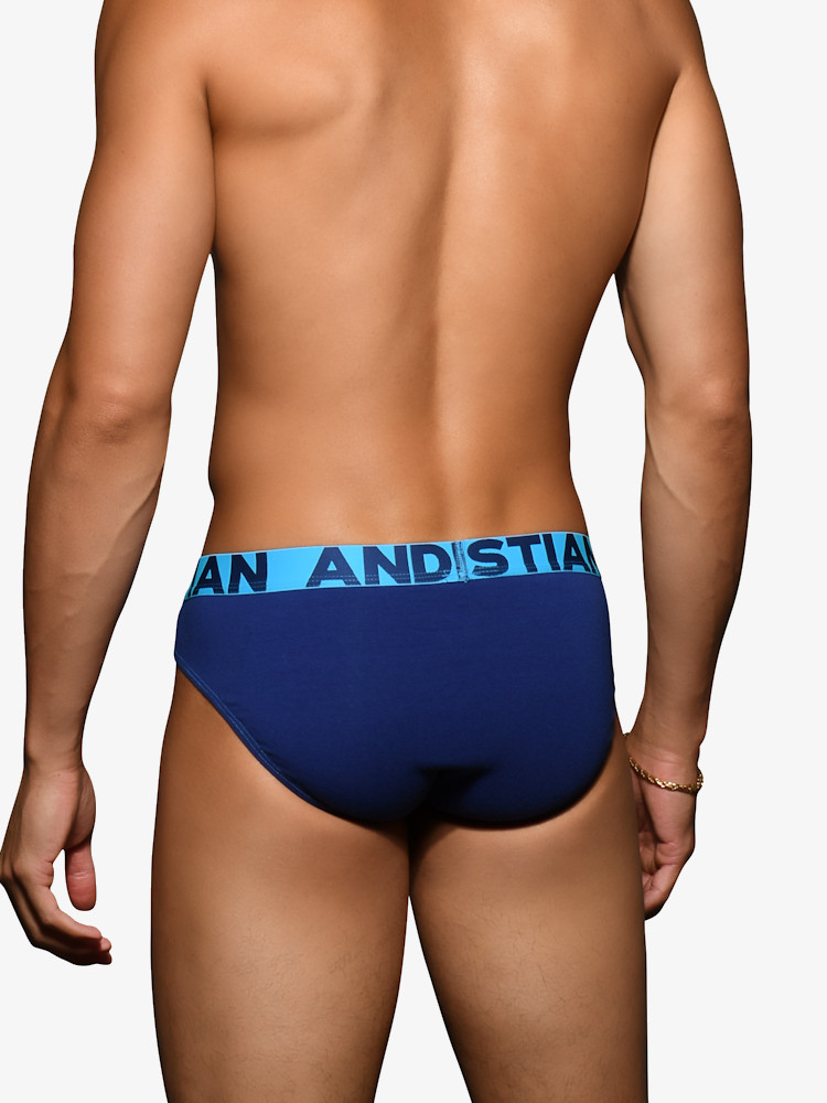 Andrew Christian 92744 Happy Brief Almost Naked Navy 3