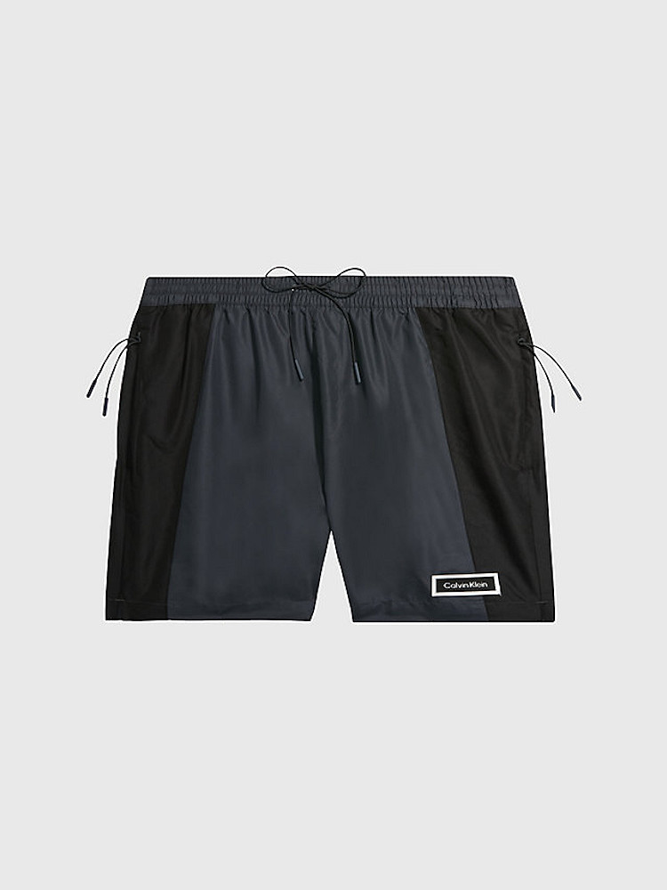 Calvin Klein Swimwear Medium Drawstring Shorts Km00814 POJ Oil Grey 3
