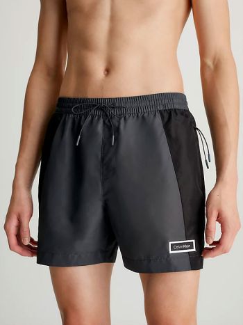 Calvin Klein Swimwear Medium Drawstring Shorts Km00814 POJ Oil Grey 4