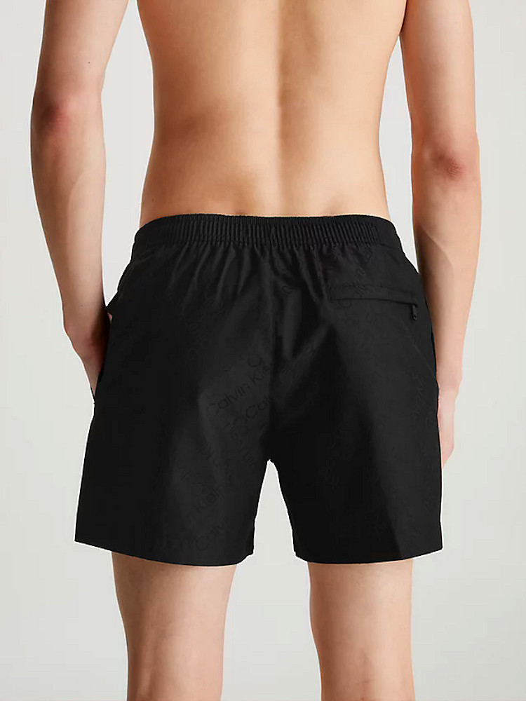 Calvin Klein Swimwear MEDIUM DOUBLE - Short de bain - black/noir 