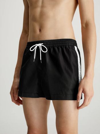 Calvin Klein Swimwear Short Drawstring Km00811 Beh Pvh Black 2N