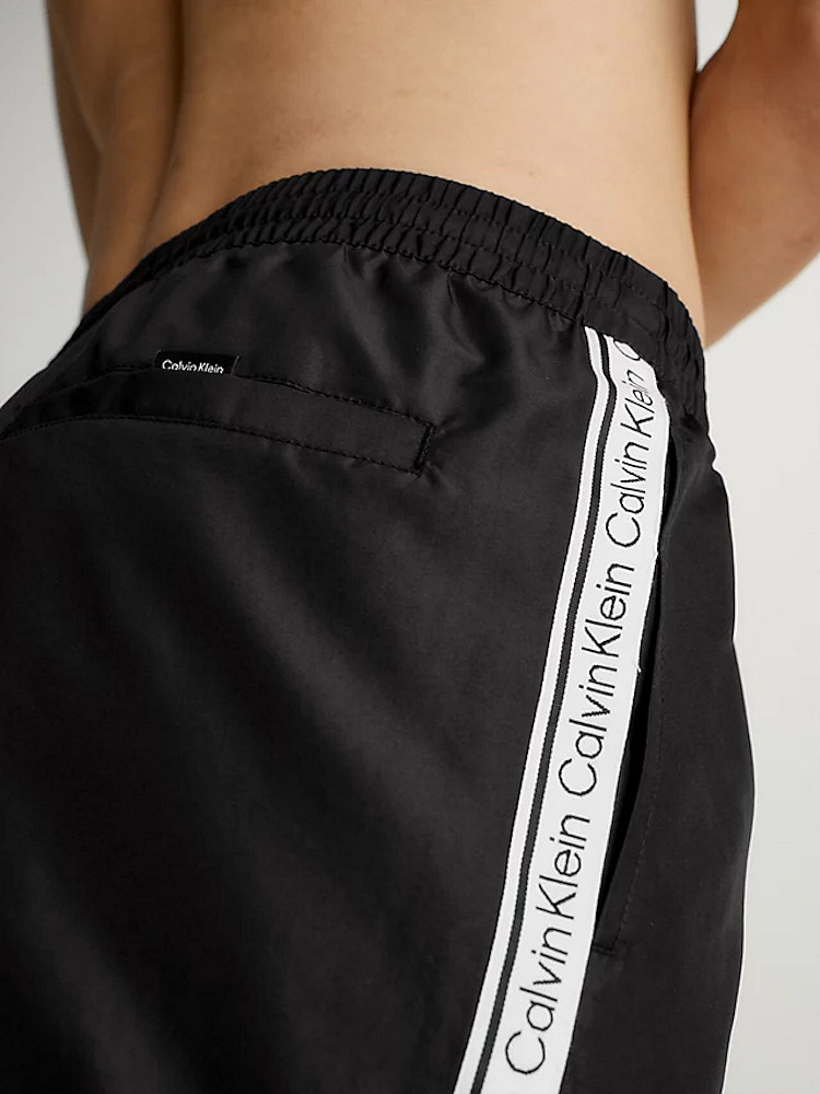 Calvin Klein Swimwear Short Drawstring Km00811 Beh Pvh Black 4N