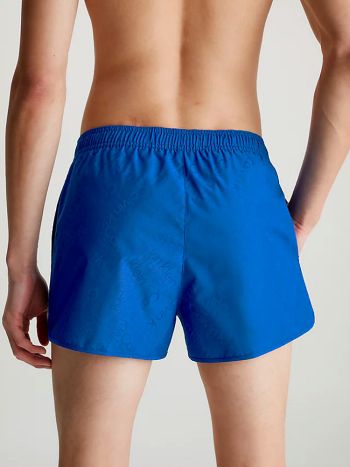 Calvin Klein Swimwear Short Runner Km00847 C85 Mid Azure Blue 2