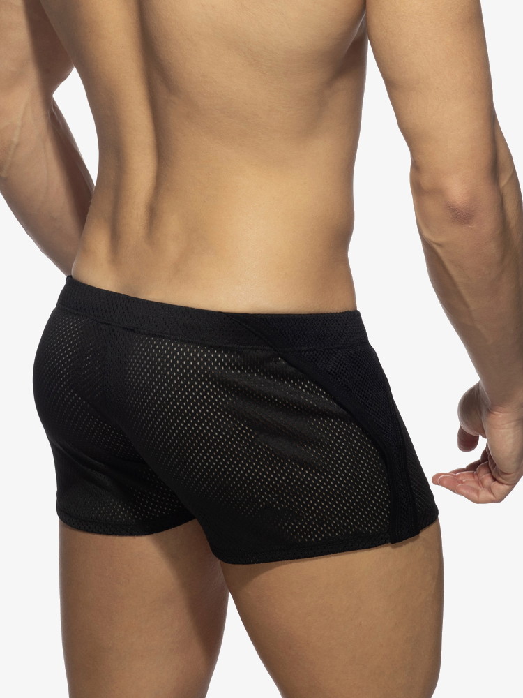 Addicted Fetish Adf176 Combi Mesh Shorts Black 2