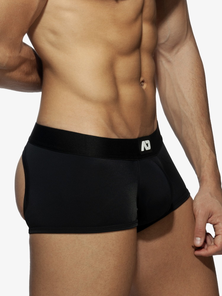 Addicted Fetish Adf93 Bottomless Fetish Boxer Black 2