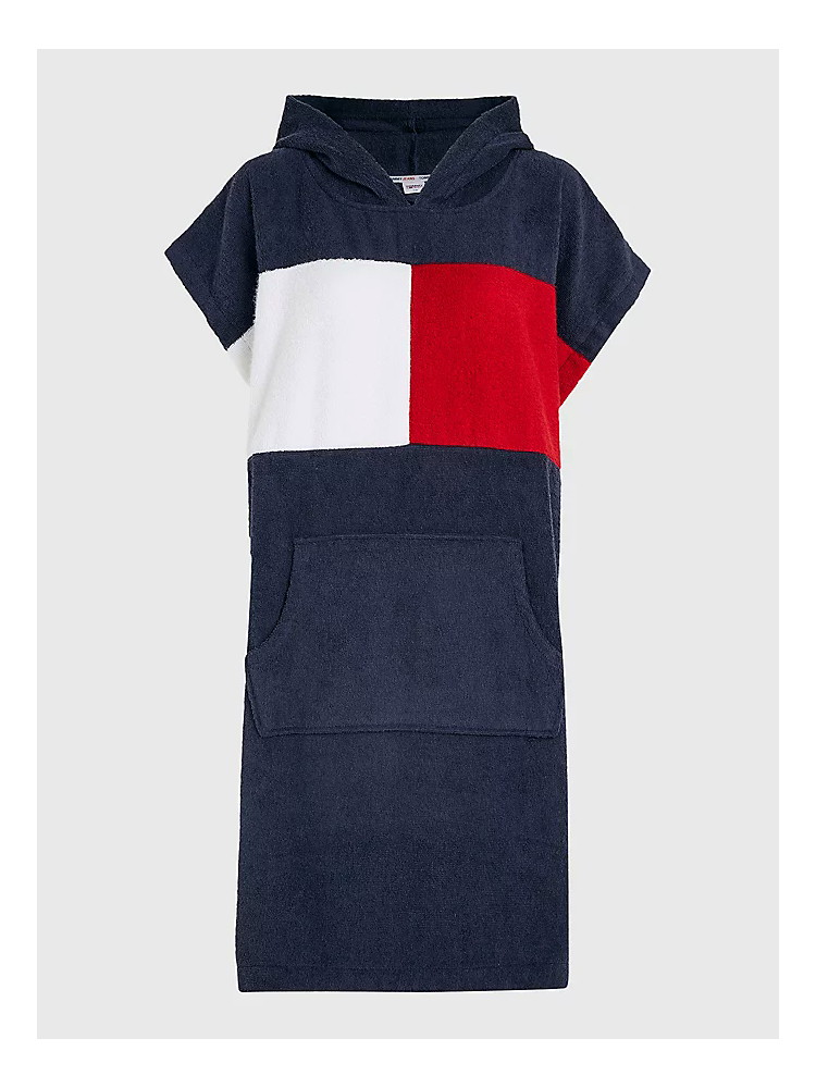 Tommy Hilfiger Poncho Beach U00075c87 Twilight Navy 2