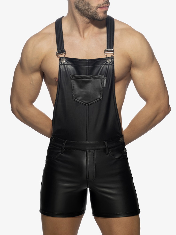 Addicted Fetish Adf175 Fetish Overalls Black 4