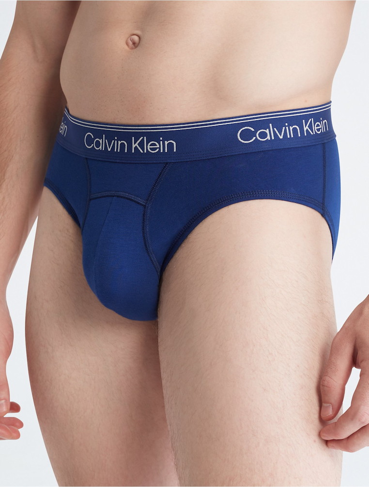 Calvin Klein Athletic Hip Brief Nb3228a 6fz Blue Depths 3