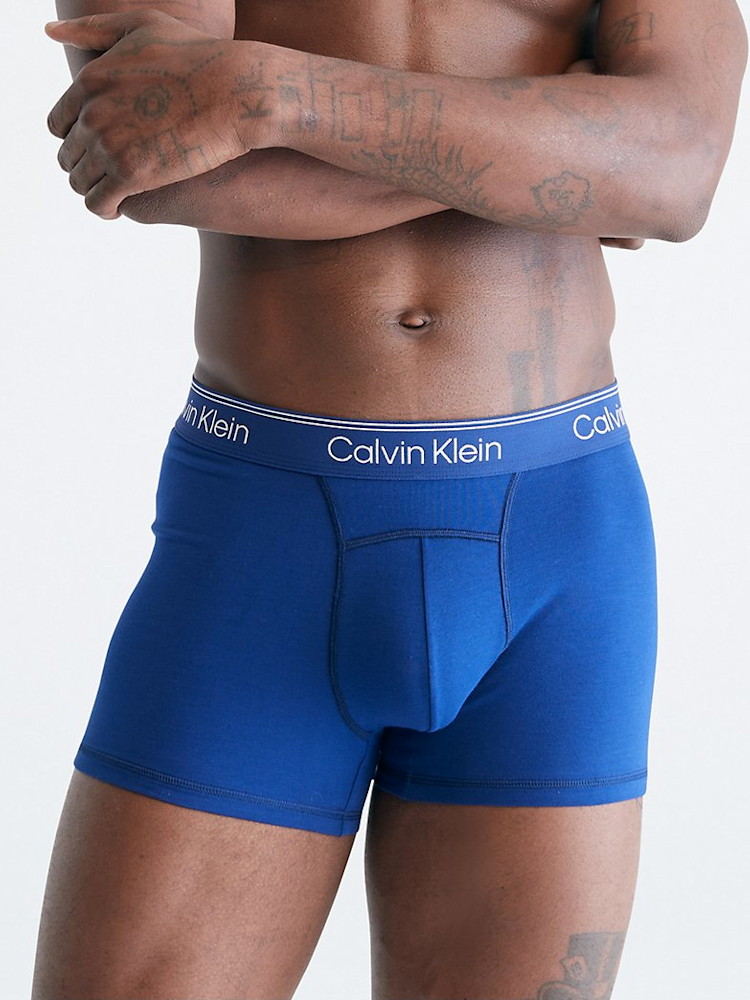 Calvin Klein Athletic Trunk Nb3229a 6fz Blue Depths 5