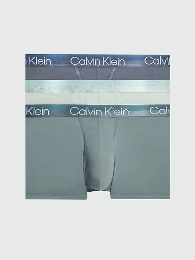 Calvin Klein Modern Structure Trunk 3 Pack Nb2970a Cbb Beloved Blue 5