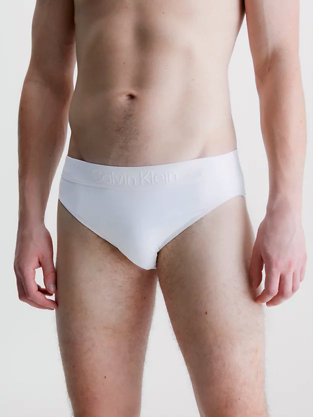 Calvin Klein Swim Brief Km00863 Ycd Pvh Classic White 5