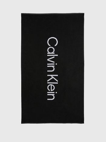 Calvin Klein Towel Beach Ku00104 Beh Black 2