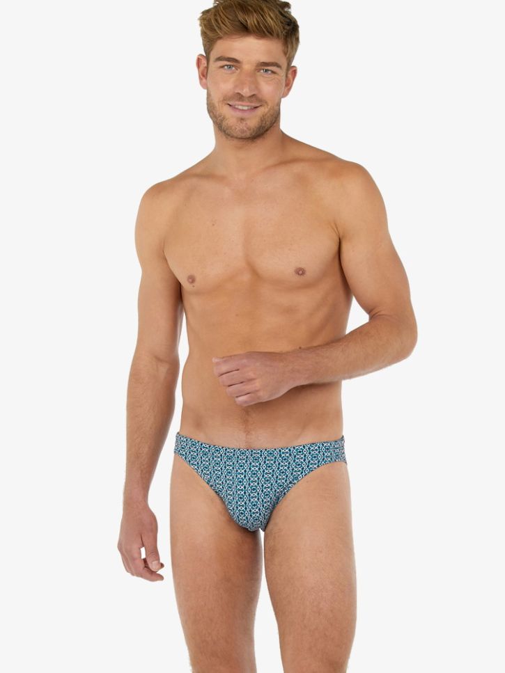 Hom Hombre Plumes Micro Briefs Ropa Interior De Deporte Not Applicable, Azul (Bleu Vif 00bi), Small