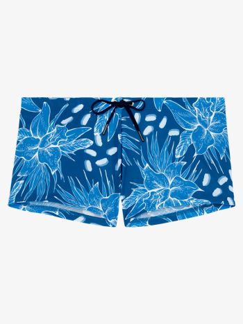 Hom Swim Shorts Moorea 402555 Blue Print 1