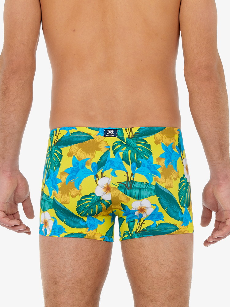 Hom Swim Shorts Tropicana 402558 Yellow Print 3