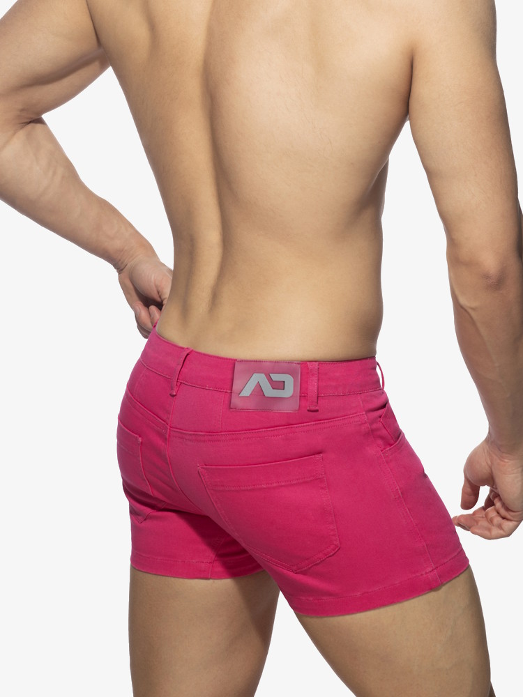 Addicted Ad1195 5 Pockets Summer Shorts Fuchsia 4