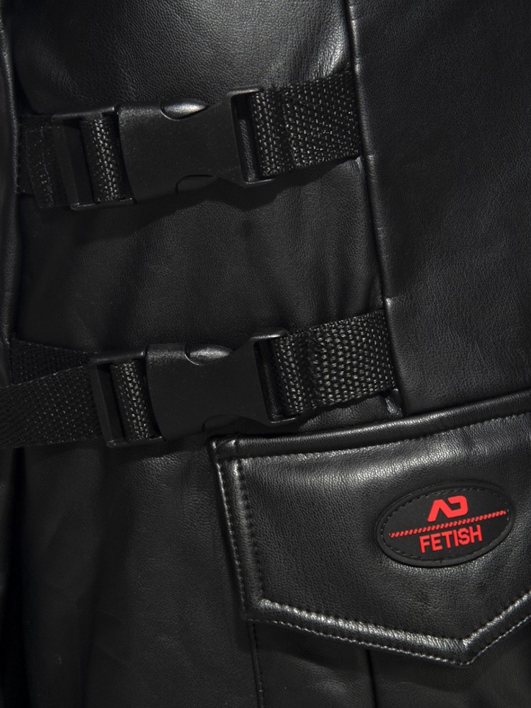 Addicted Fetish Adf170 Rub Fetish Slip Skirt Black 4