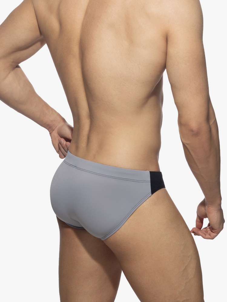 Addicted Ads315 Bicolor Swim Brief Black 2