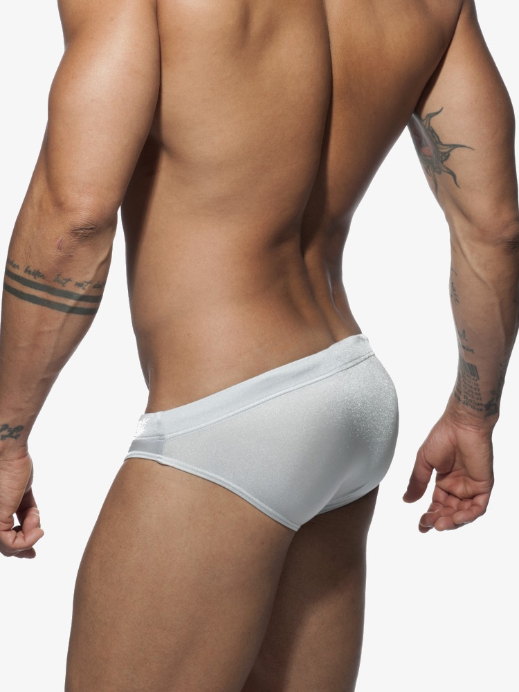 Addicted Ads097 Basic Ad Swim Brief Silver 3