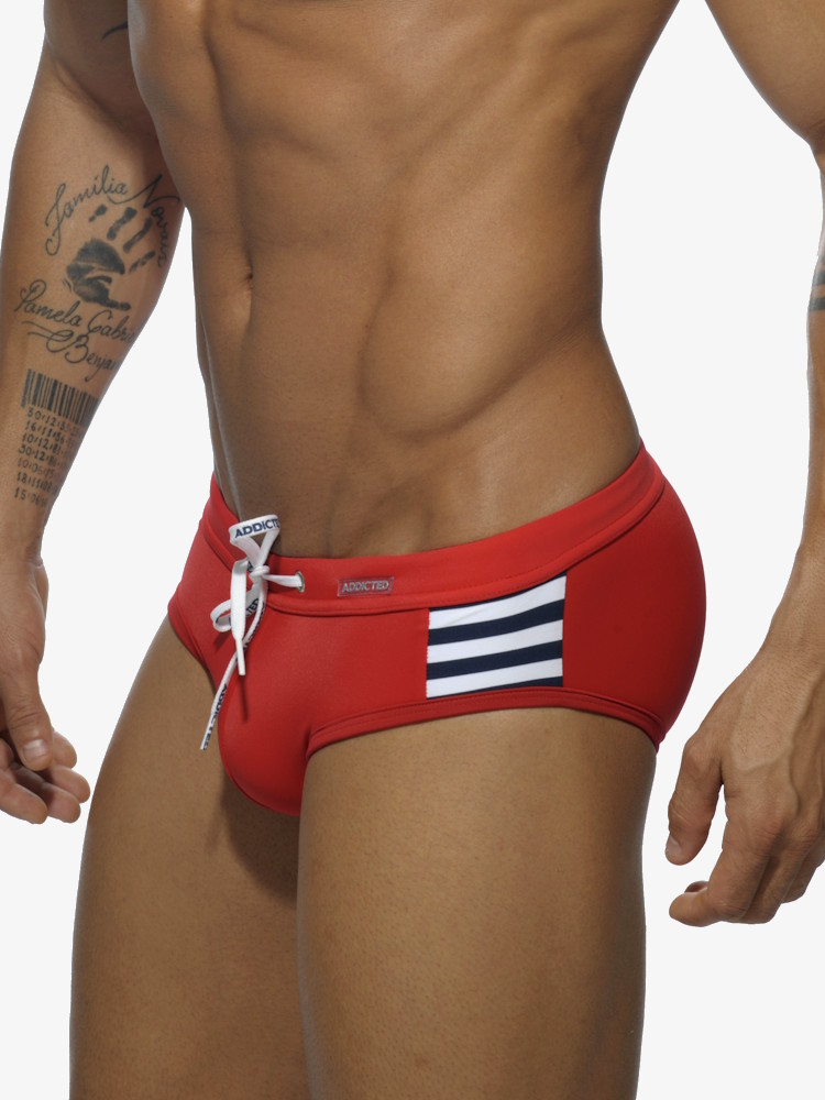 Addicted Ads105 Colored Sailor Brief Red 2