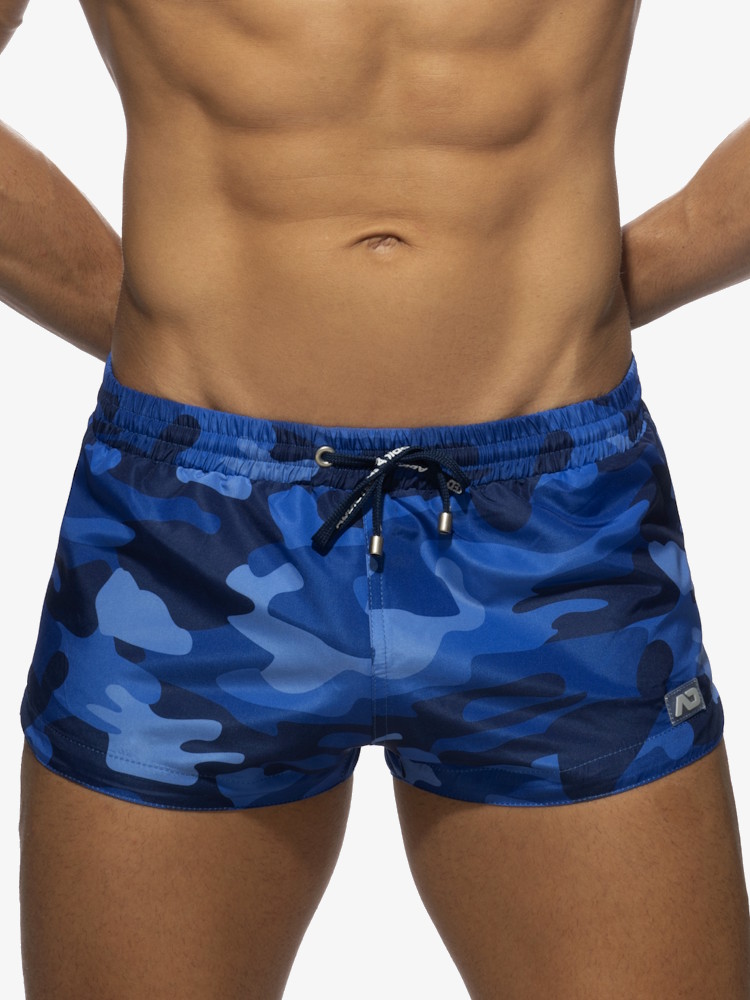 Addicted Ads294 Camo Swim Shorts Navy 1