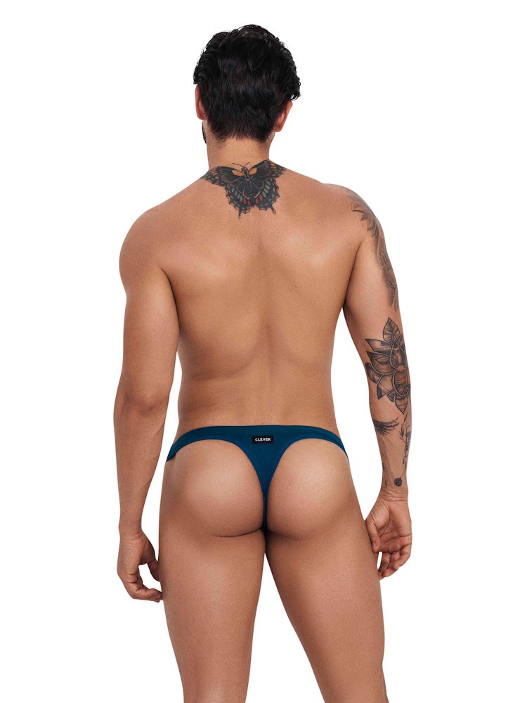 Clever Underwear Eros Latin Thong 1240 Petrol Blue 1