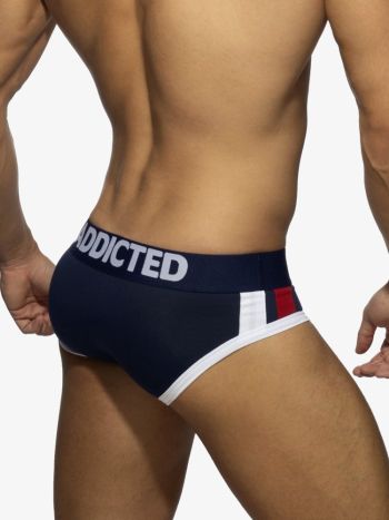 Addicted Ad157 Pack Up Sport Brief Navy 3