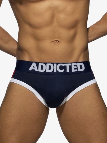 Addicted Ad157 Pack Up Sport Brief Navy 4