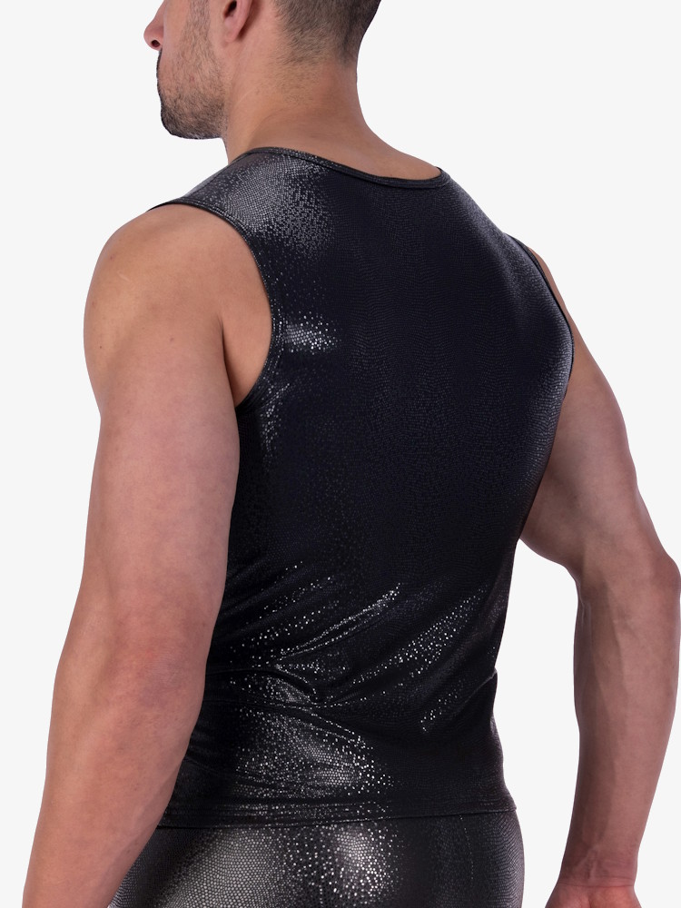 Manstore M2317 Zipped Vest 212245 Black 2