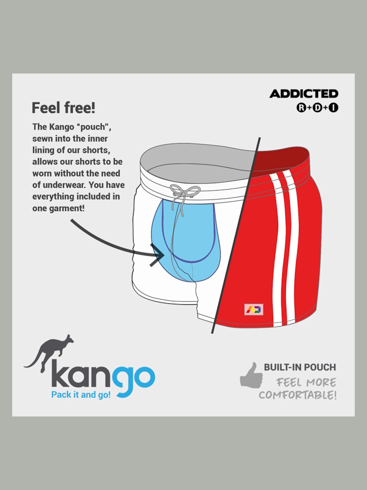 Addicted Ad956 Mix Short Heather Grey 2