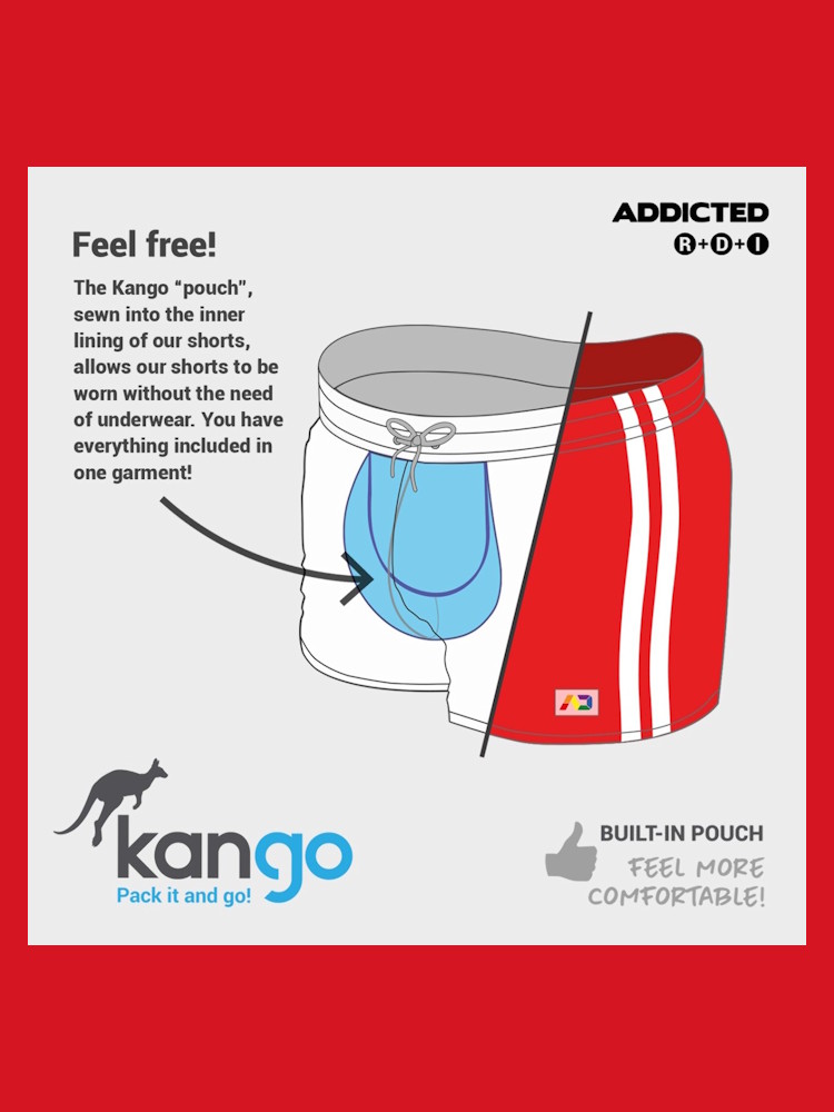 Addicted Ad956 Mix Short Red 2