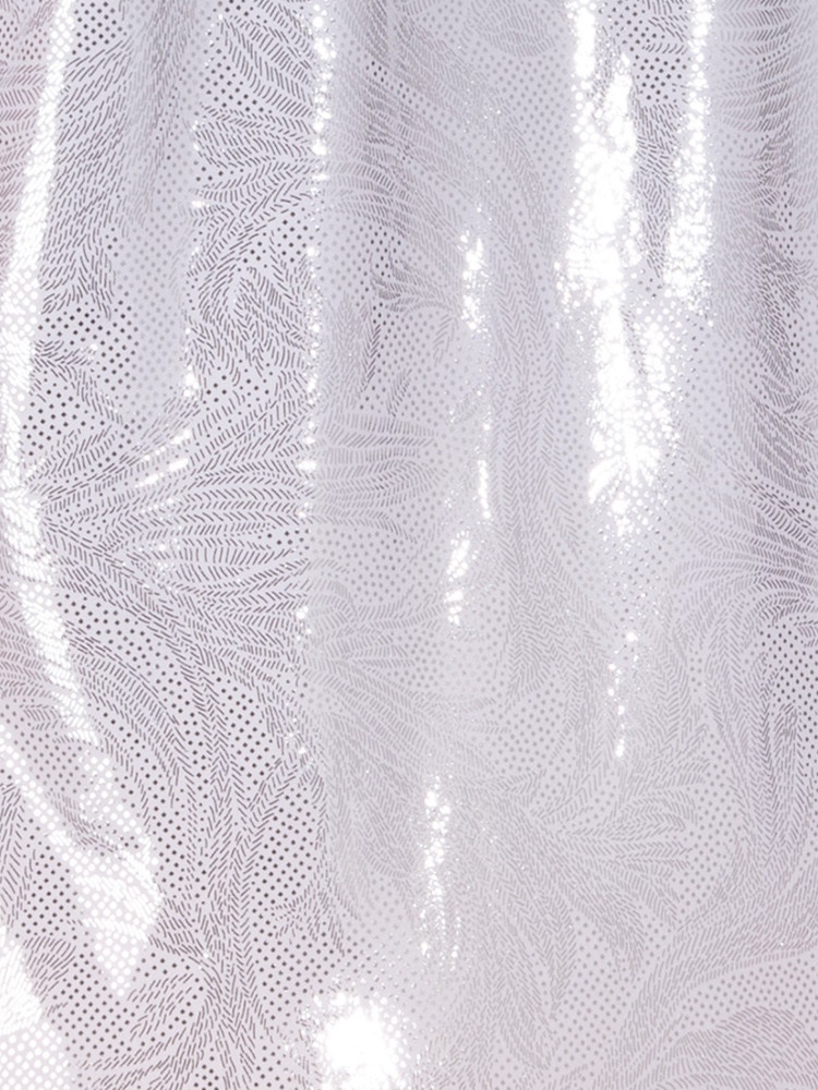 Manstore M2323 Casual Tee White Silver 1