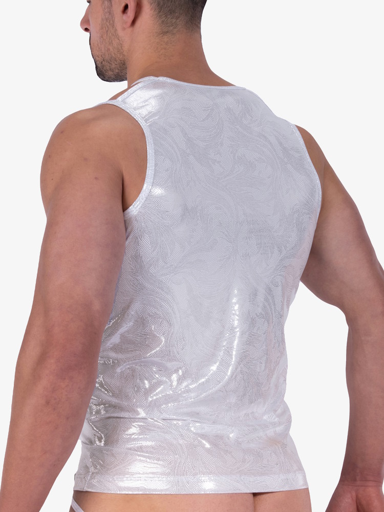 Manstore M2323 Delta Tank 212294 White Silver 2