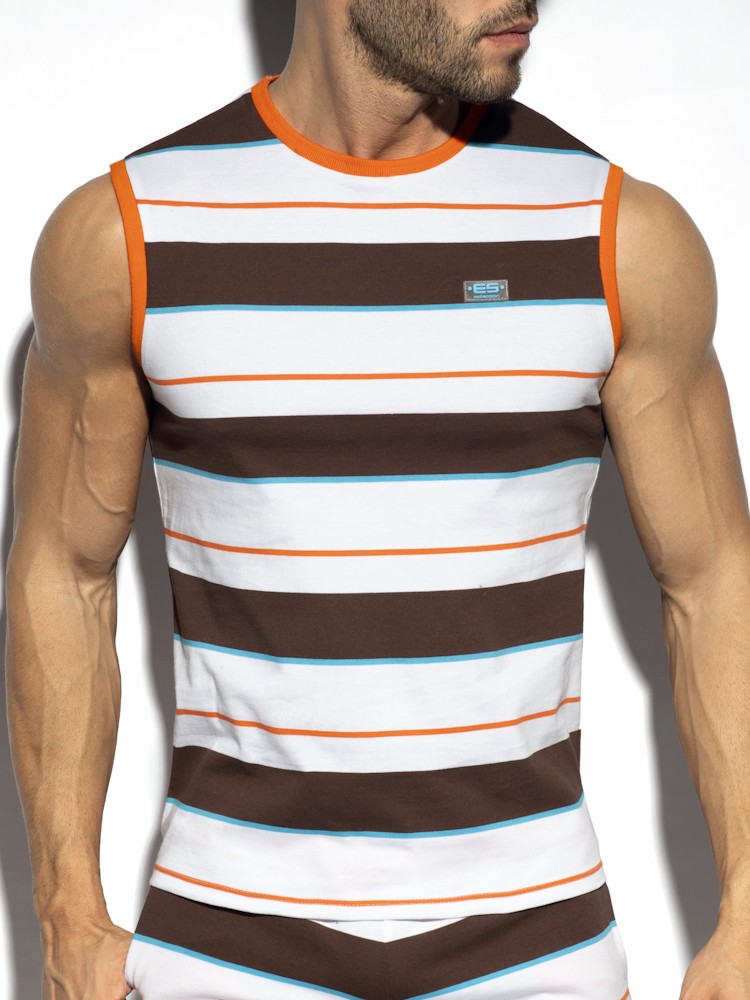 Es Collection Ts321 Retro Stripes Tank Top 1