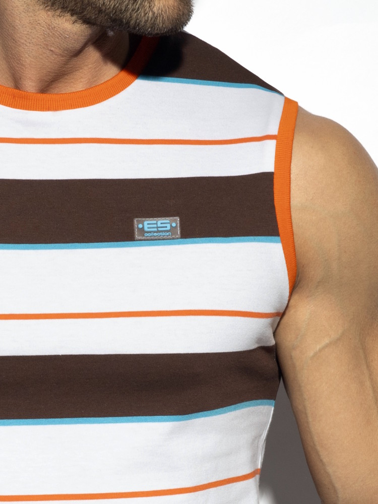 Es Collection Ts321 Retro Stripes Tank Top 2