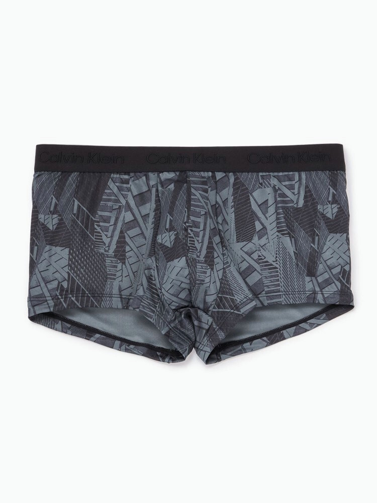 Calvin Klein Black Low Rise Trunk 000nb3734a Lwh New York Collage Print 6