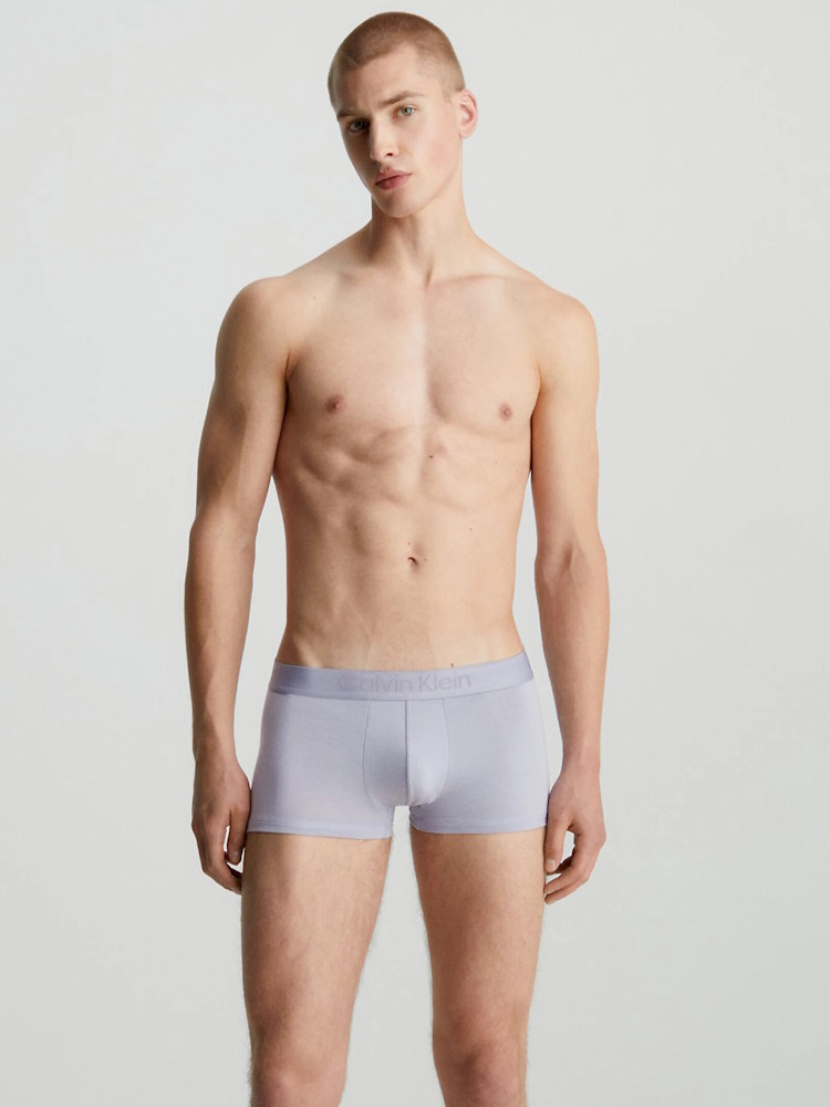 Calvin Klein Black Low Rise Trunk 3 Pack NB3651A FZ9 Blueberry 1