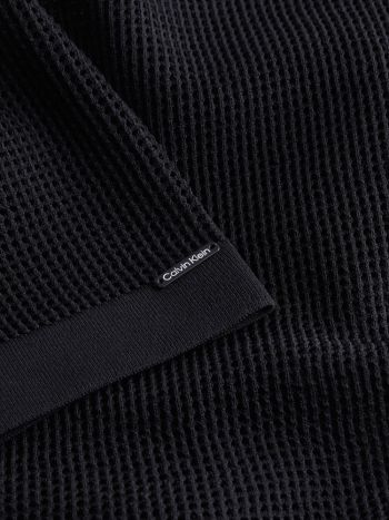 Calvin Klein Polo Open Knit Km00963 Beh Pvh Black 4