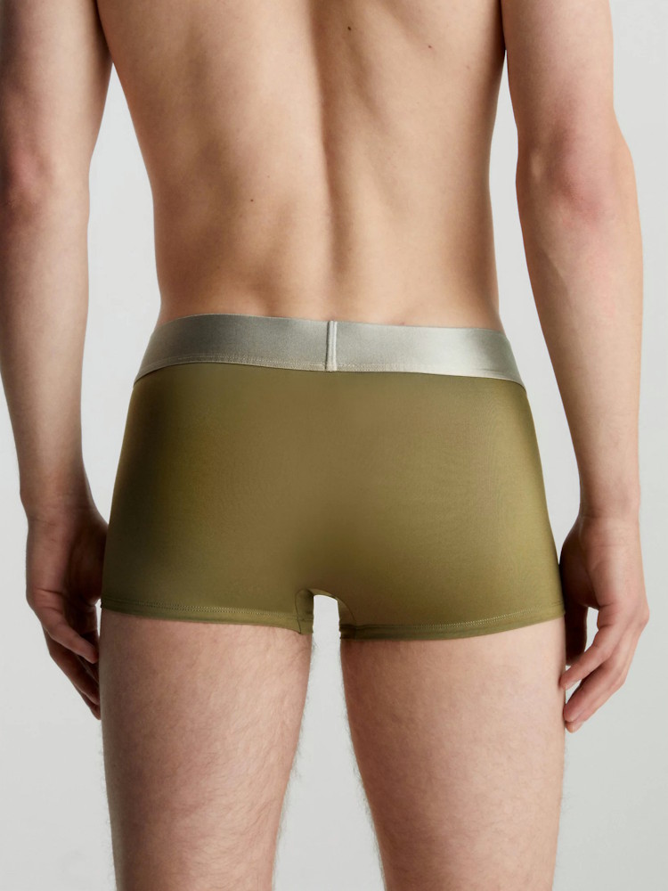 Calvin Klein Reconsidered Steel Low Rise Trunk 3 Pack Nb3074a Gib Dusky Green 4