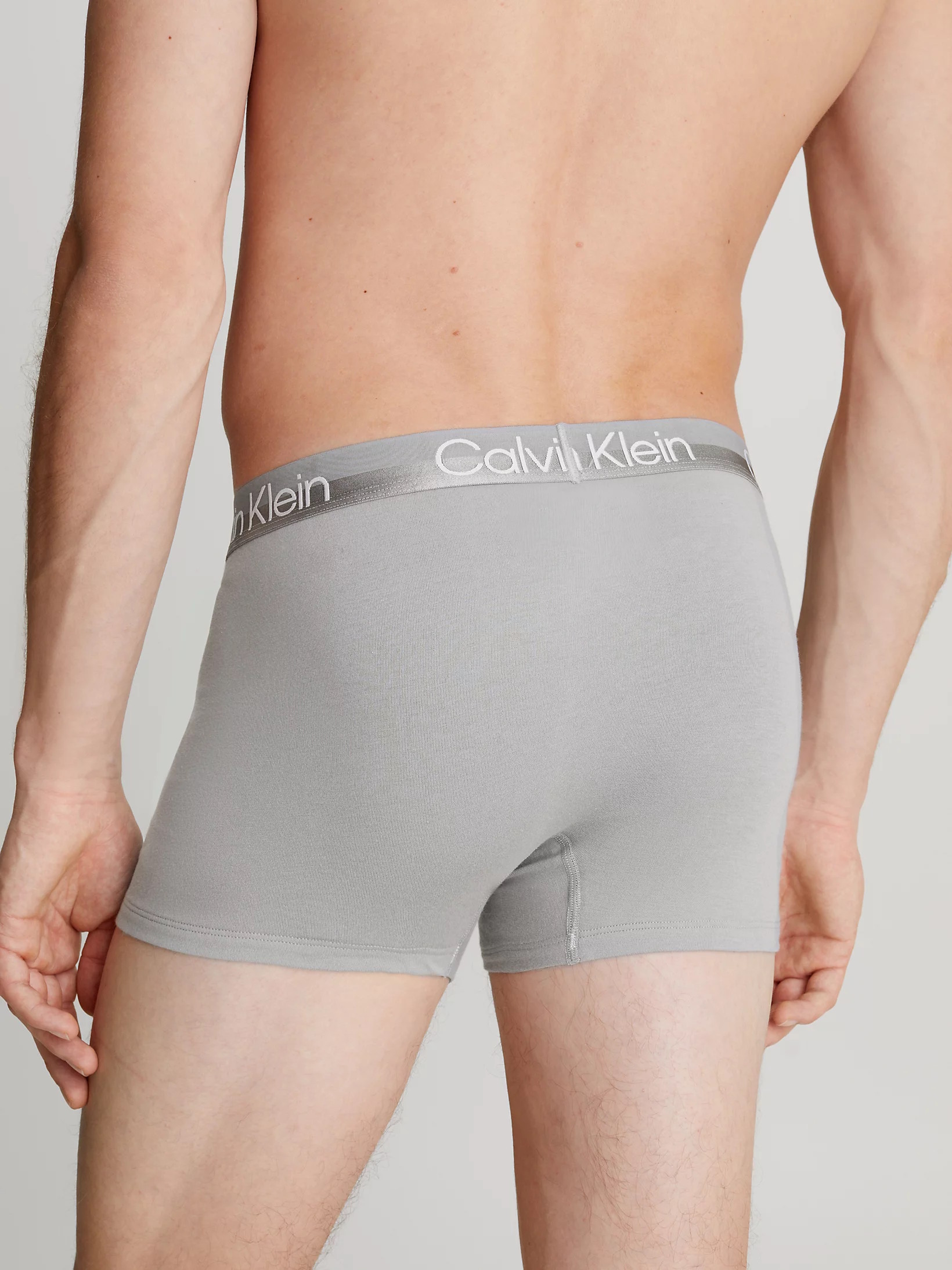 Calvin Klein Modern Structure Trunk 3 Pack Nb2970a Cbb Beloved Blue 3