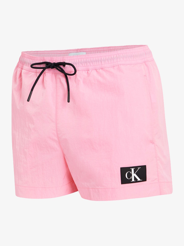 Calvin Klein Swim Short Drawstring Km00979 Tfz Sachet Pink 2