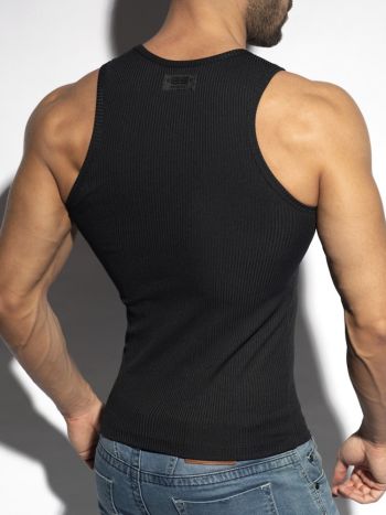 Es Collection Recycled Rib Sports Tank Top Ts313 Black 3