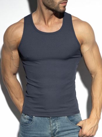 Es Collection Recycled Rib Sports Tank Top Ts313 Navy 4