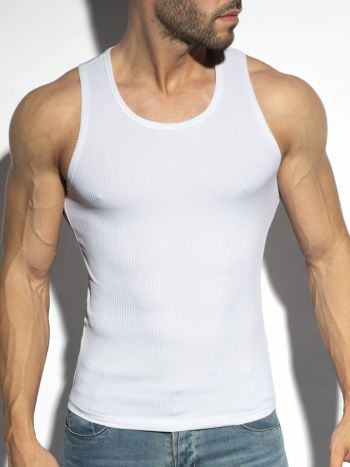 Es Collection Recycled Rib Sports Tank Top Ts313 White 4