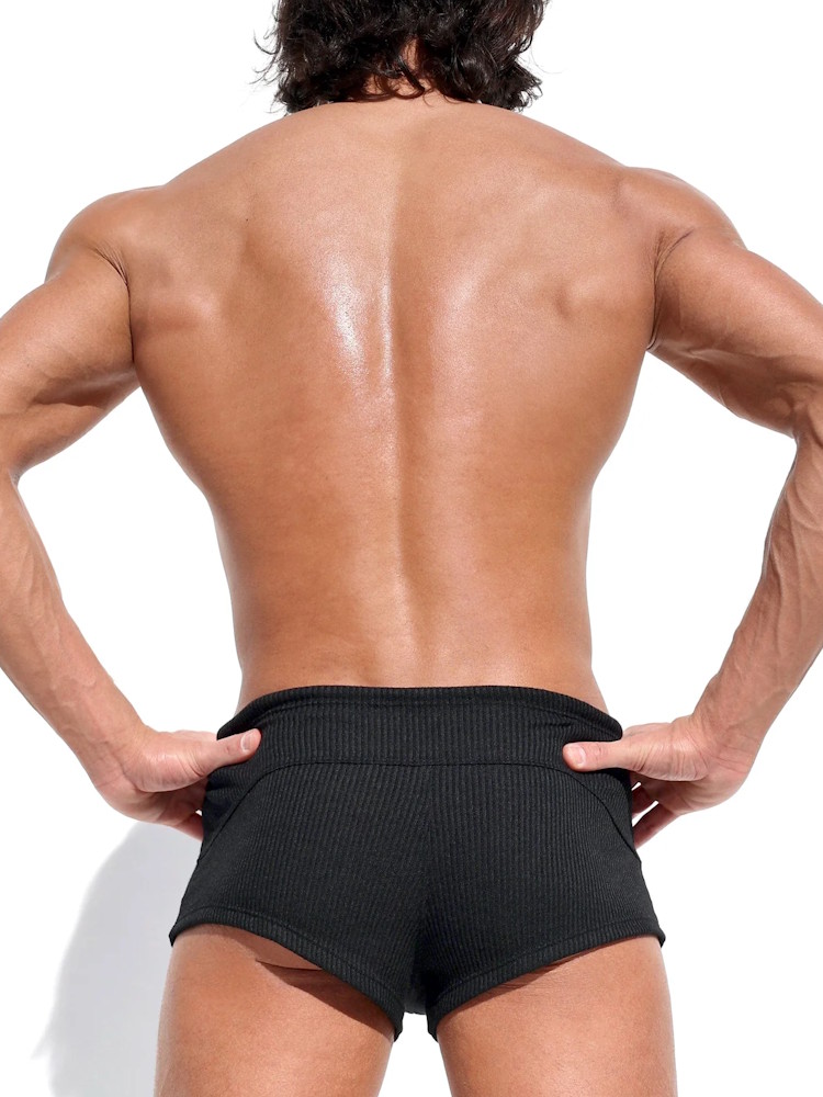 Rufskin Hampton Black Stretch Rib Boxer Brief 2