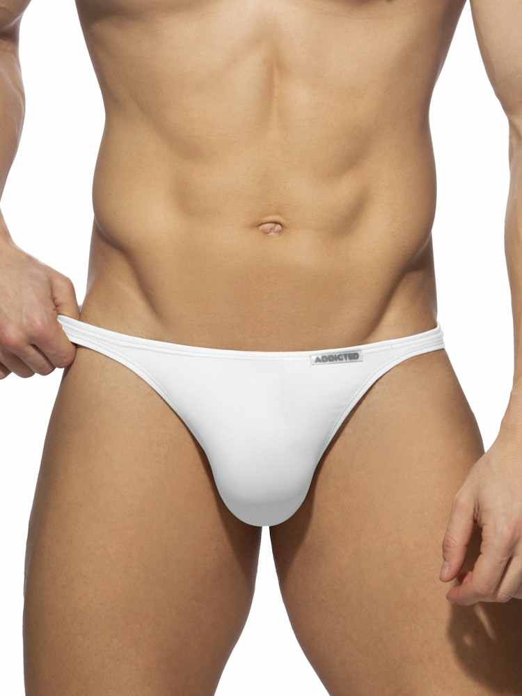 Addicted Swimwear G String White Ads316 4